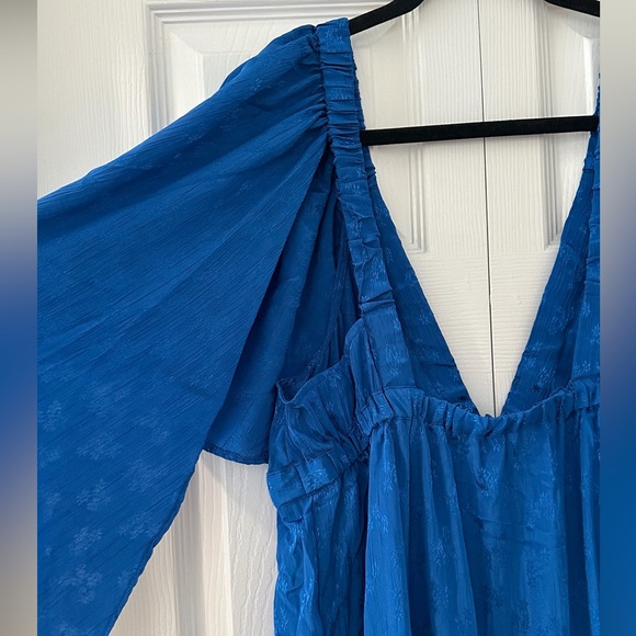 DAMAGED Free People Blue Maxi Dress - Picture 8 of 11